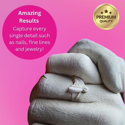 Couple Hand Casting  - Fun & Meaningful activity to do with your loved ones.